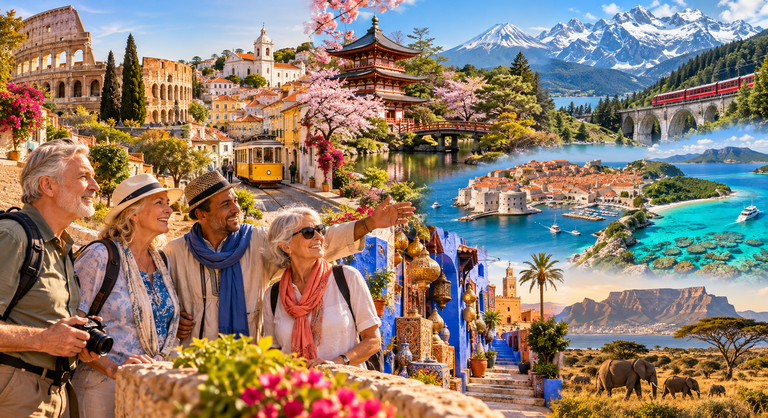 top destinations for over 50